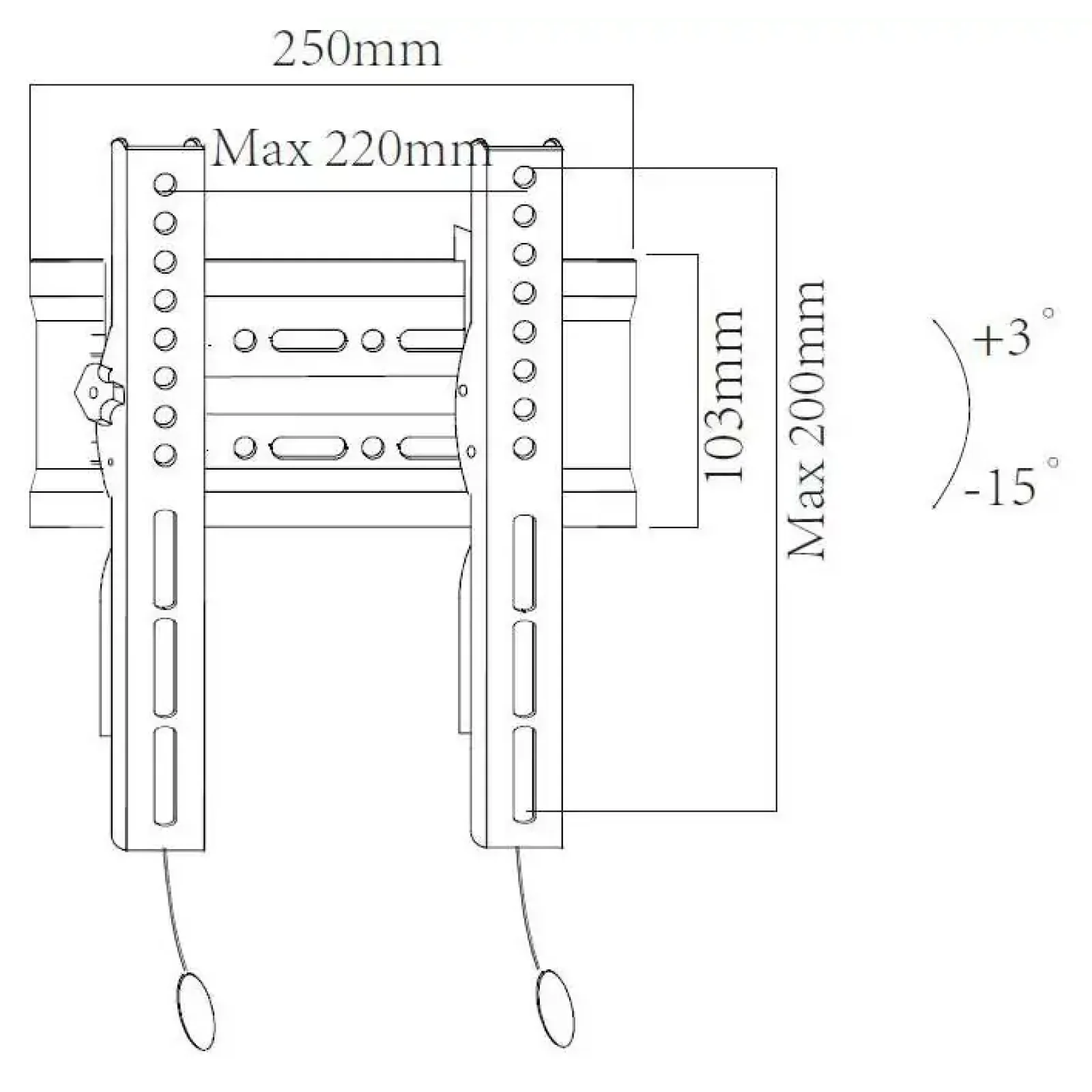 Крепёж настенный X-DIGITAL STEEL ST215 UA