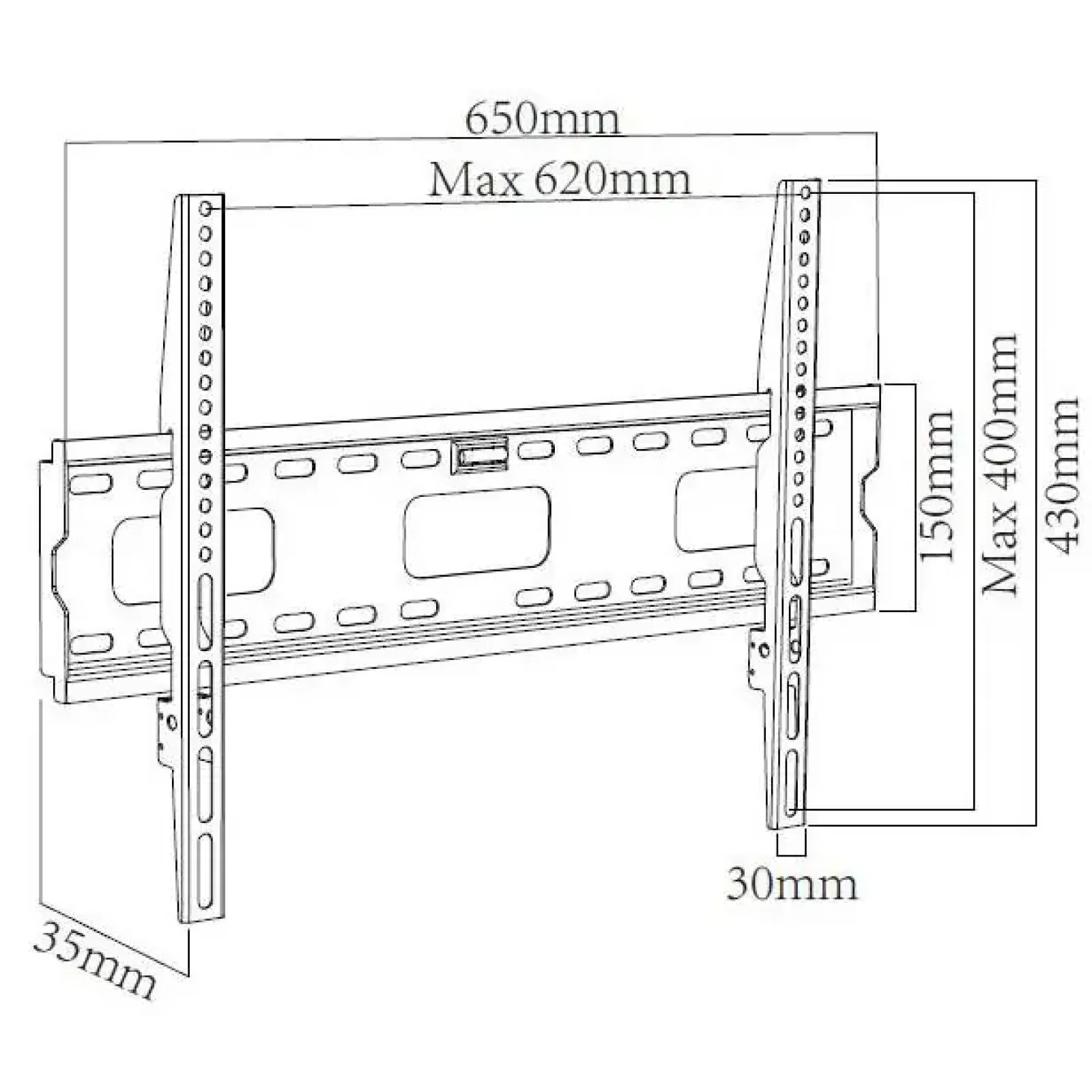 Кріплення настінне X-DIGITAL STEEL SF405 UA