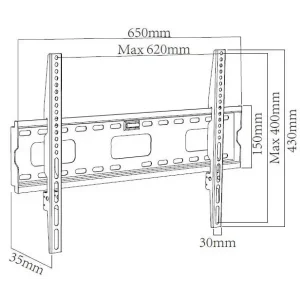 Кріплення настінне X-DIGITAL STEEL SF405 UA