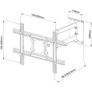Крепёж настенный X-DIGITAL PLB136L черный UA