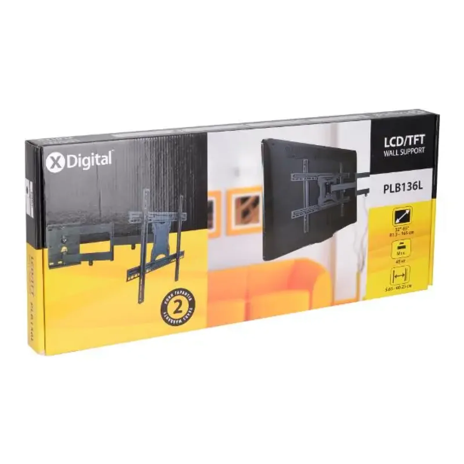 Крепёж настенный X-DIGITAL PLB136L черный UA