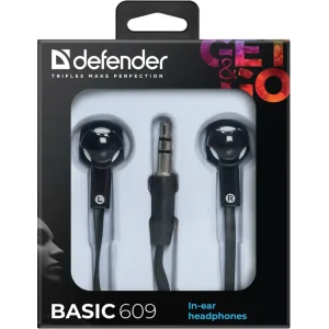 Навушники DEFENDER (63609) Basic-609 Black/white UA