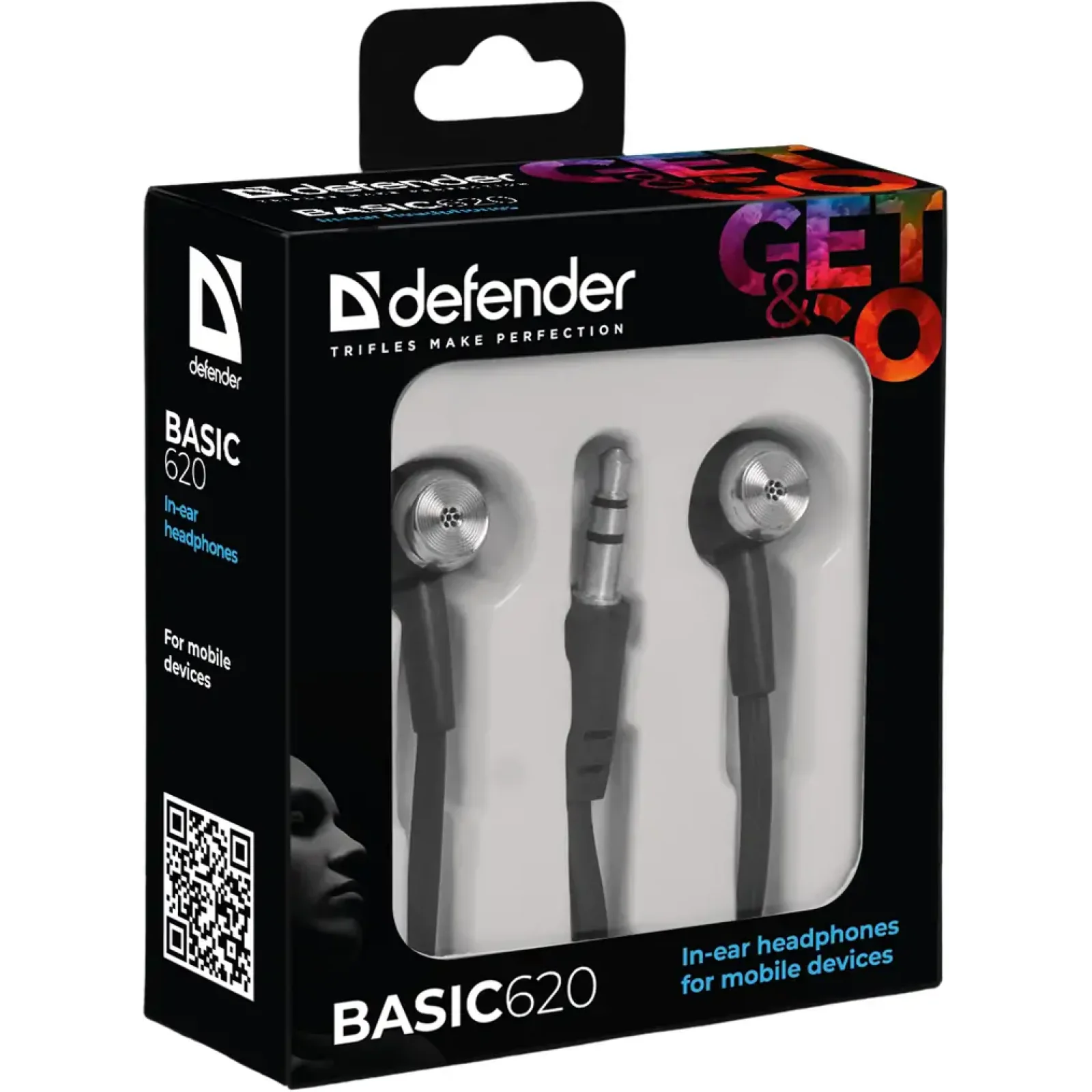 Навушники DEFENDER (63620) Basic-620 Black UA