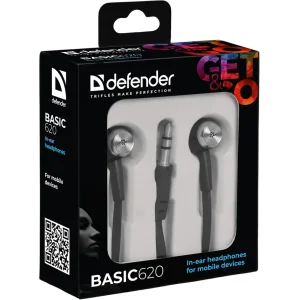 Навушники DEFENDER (63620) Basic-620 Black UA