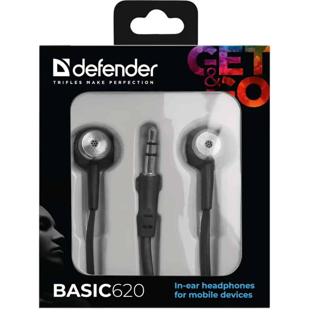 Навушники DEFENDER (63620) Basic-620 Black UA