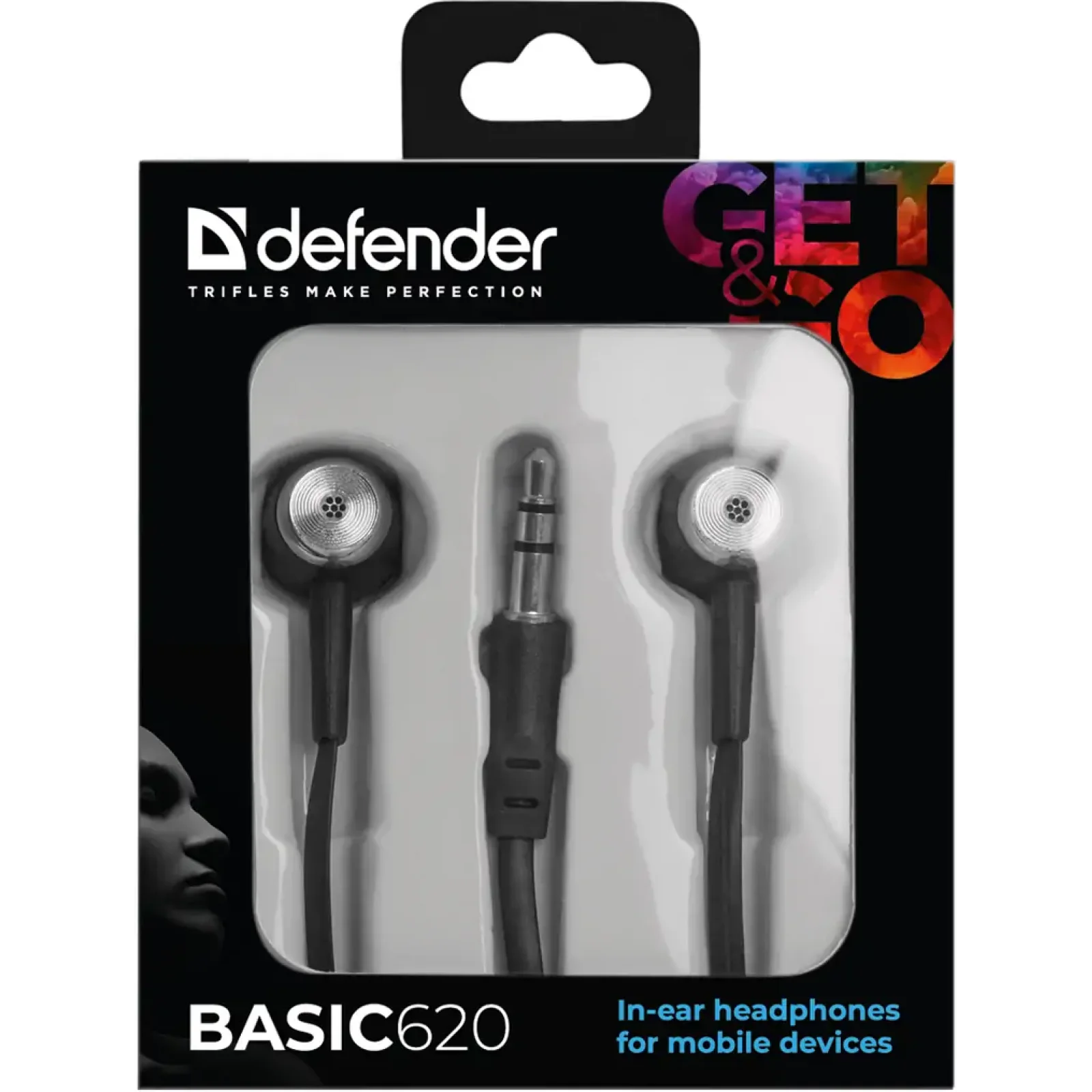 Навушники DEFENDER (63620) Basic-620 Black UA