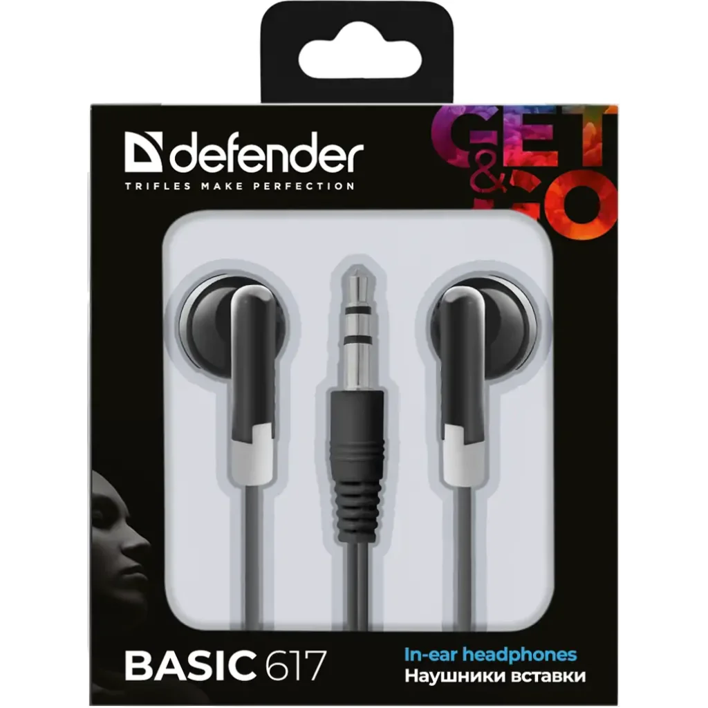 Навушники DEFENDER #1 Basic-617 чорний UA