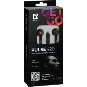 Навушники DEFENDER (63424) Pulse 420 red UA