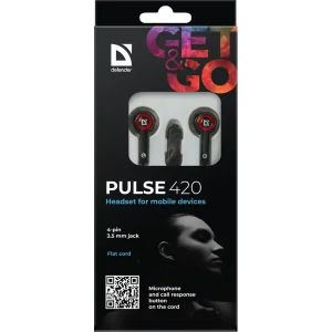 Навушники DEFENDER (63424) Pulse 420 red UA