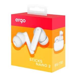 Наушники ERGO BS-730 Sticks Nano 2 Белый UA