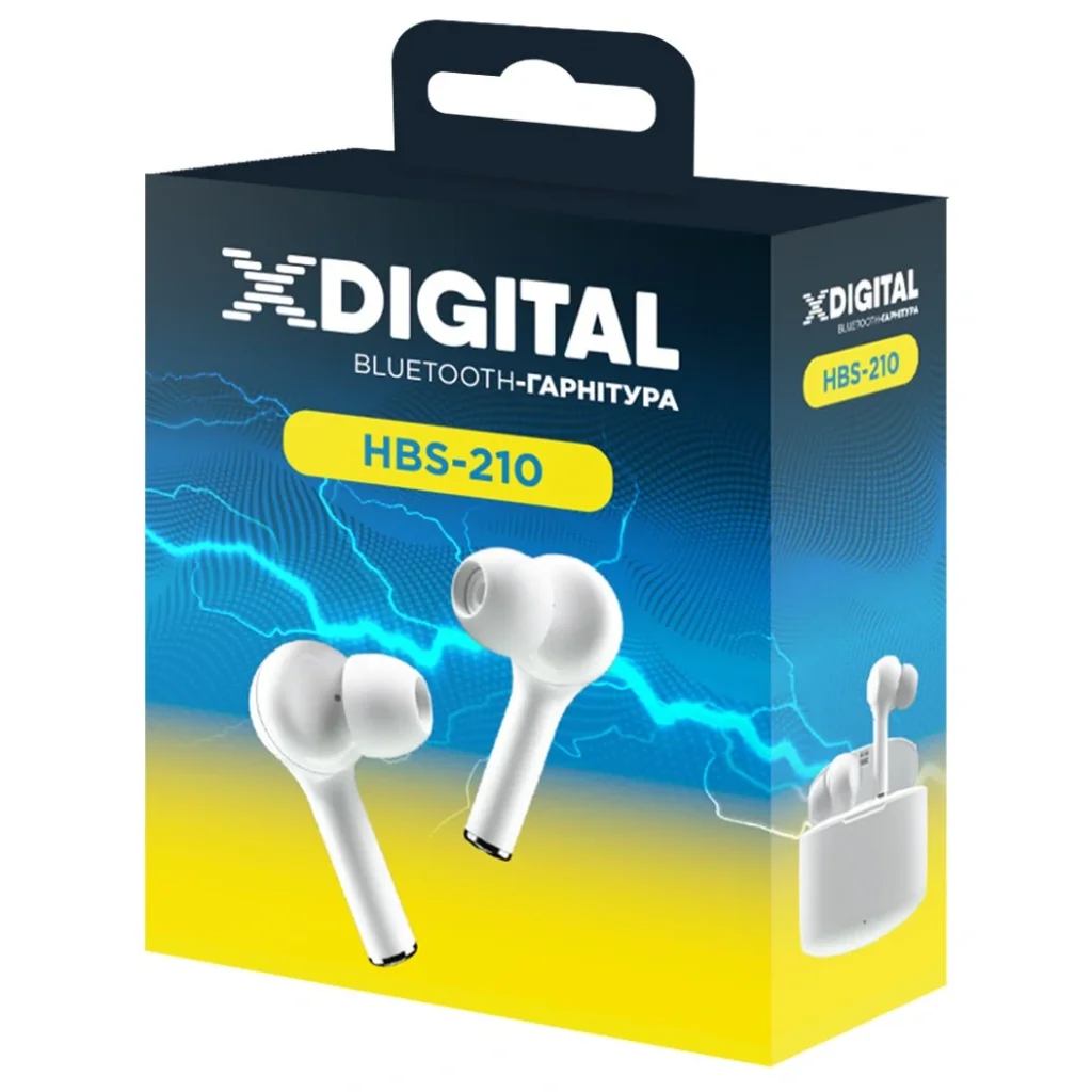 Гарнітура X-Digital HBS-210 White UA