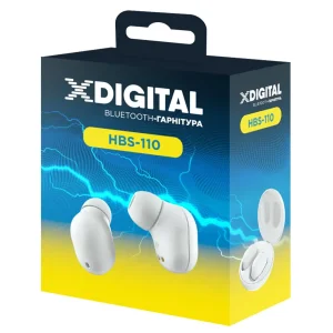 Гарнітура X-Digital HBS-110 White (HBS-110W) UA