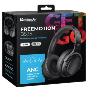 Наушники DEFENDER (63535) FreeMotion B535 Bluetooth ANC, black UA