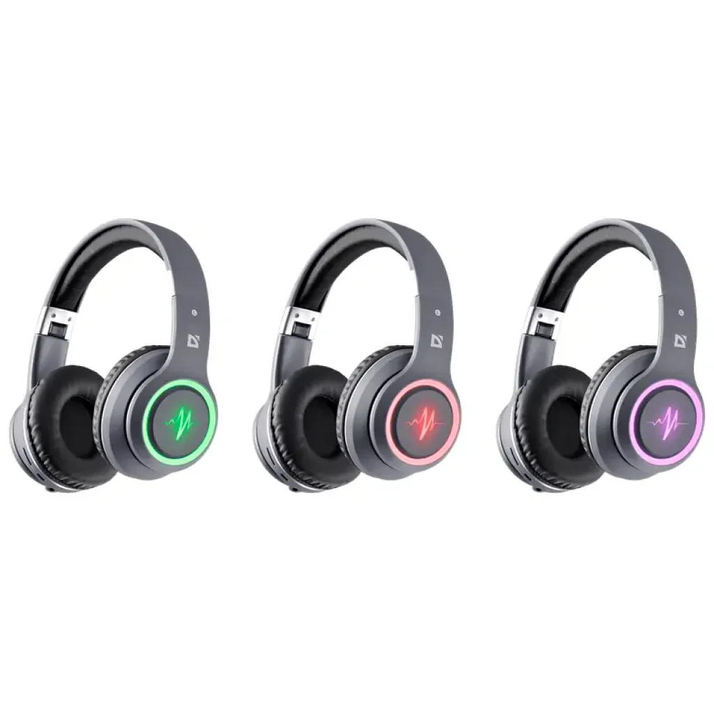 Навушники DEFENDER (63571)FreeMotion B571 Bluetooth LED, сірий UA