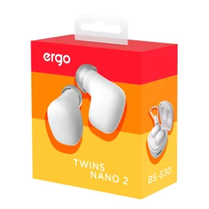 Навушники ERGO BS-530 Twins Nano 2 Білий UA