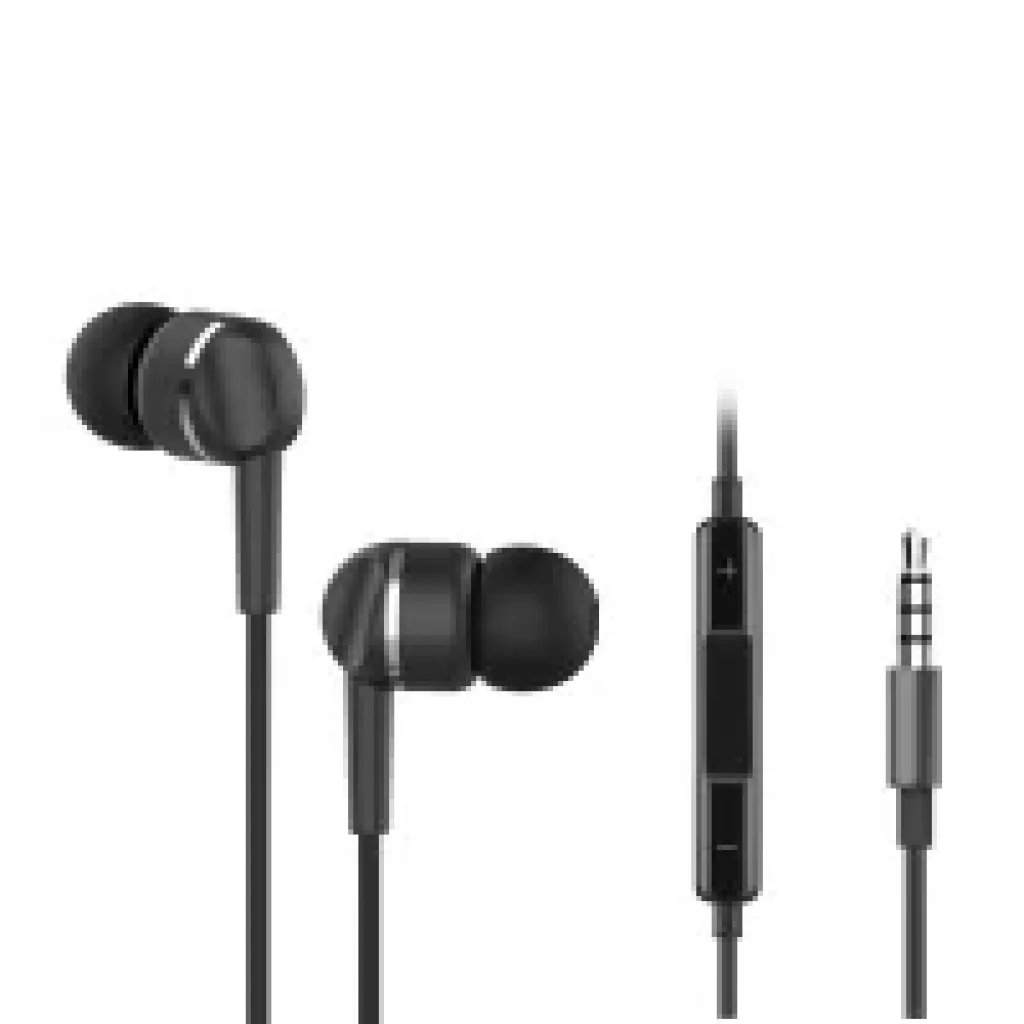 Навушники ERGO VM-701 3.5mm Earphones Чорний UA