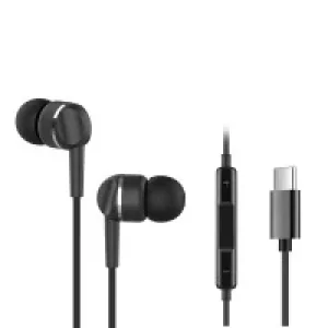 Навушники ERGO VM-735 Type-C Earphones Чорний UA