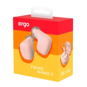 Навушники ERGO BS-530 Twins Nano 2 Рожевий UA