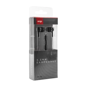 Навушники ERGO VM-701 3.5mm Earphones Чорний UA