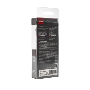 Навушники ERGO VM-701 3.5mm Earphones Чорний UA