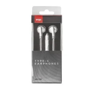 Навушники ERGO VM-730 Type-C Earphones Білий UA