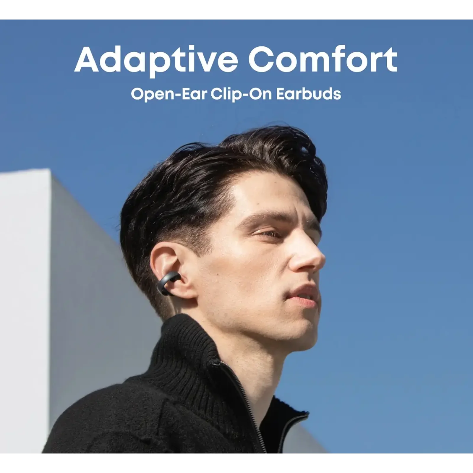 Навушники ANKER SoundCore AeroClip Black UA
