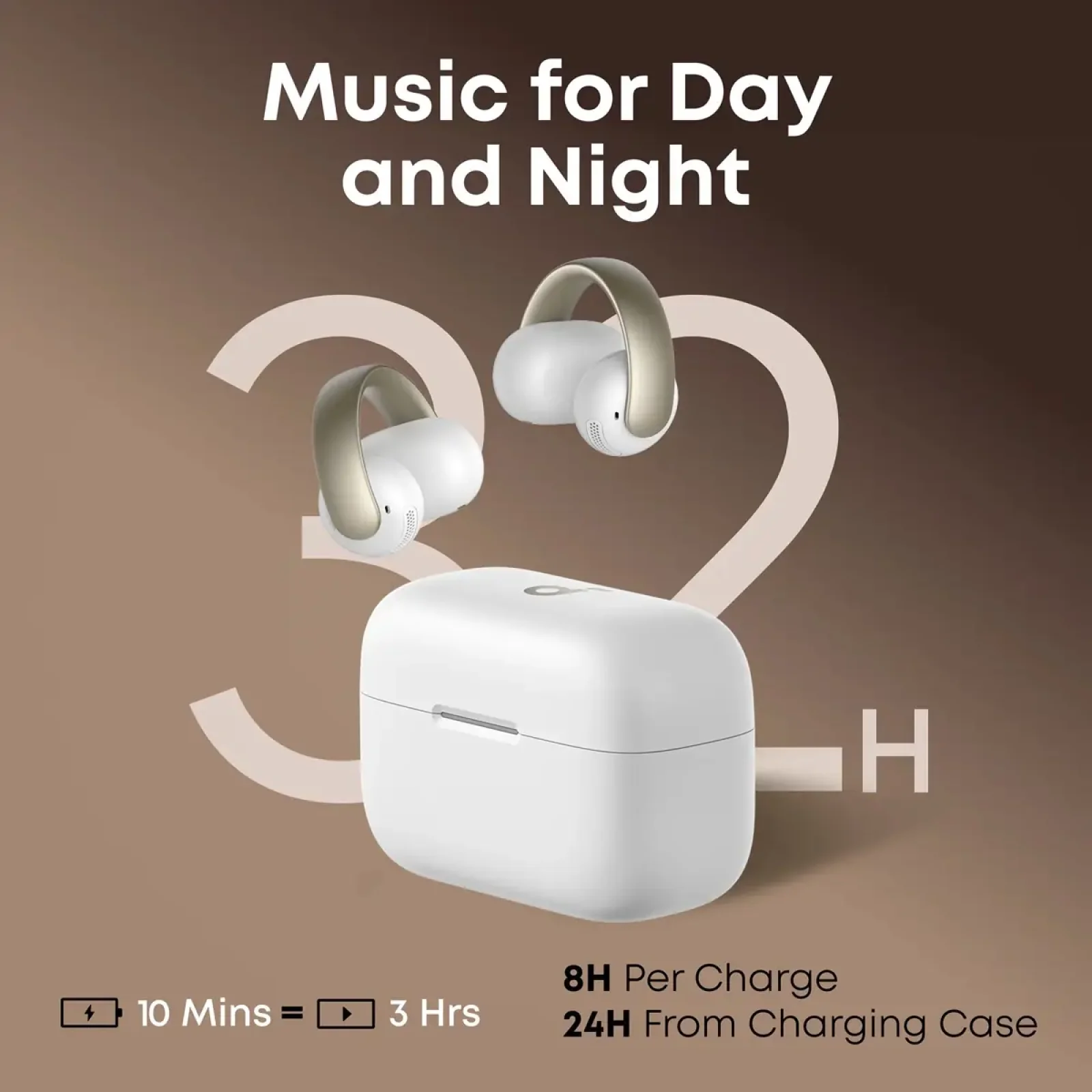 Гарнітура Anker SoundCore AeroClip White (A3388G21) UA