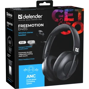Навушники DEFENDER (63485) FreeMotion B485 Bluetooth ANC Black UA