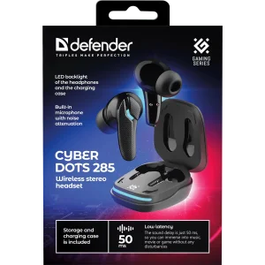 Навушники Defender CyberDots 285 TWS Bluetooth Black (63285) UA