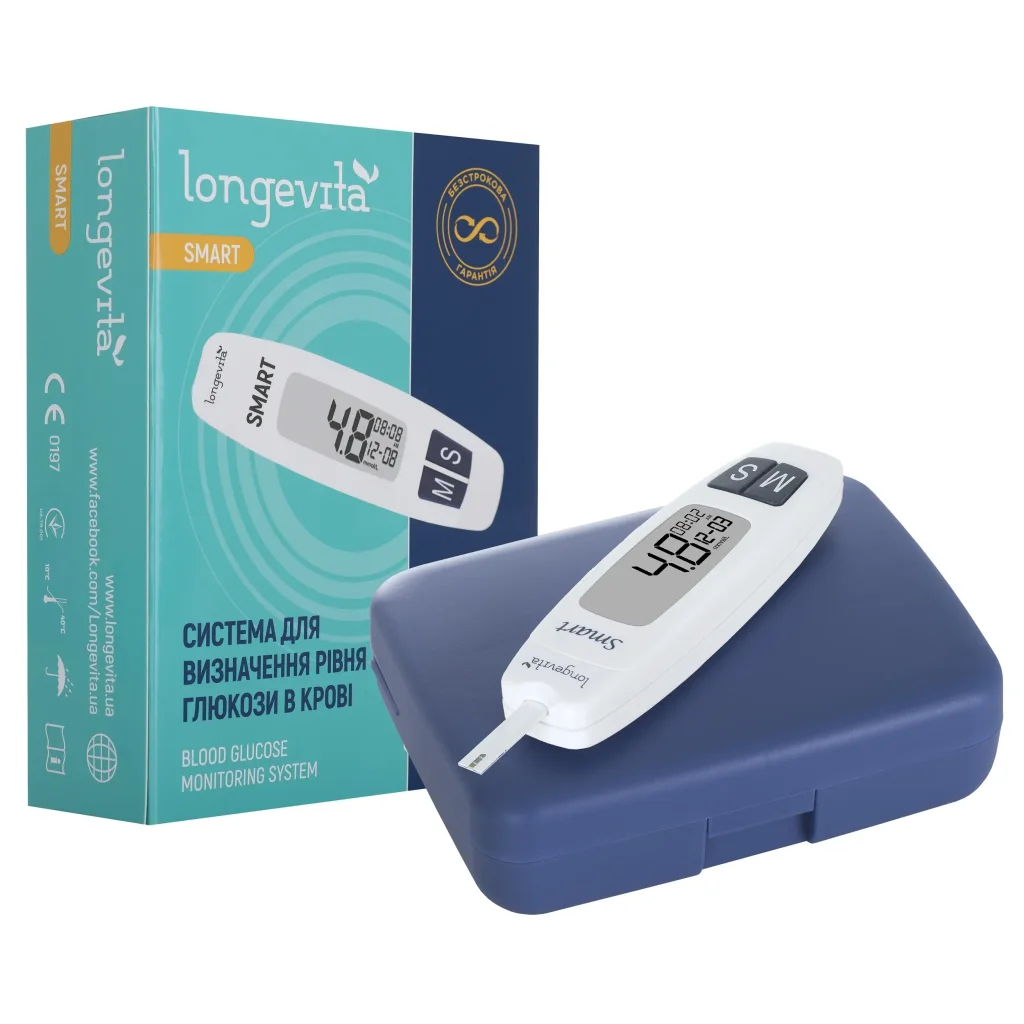 Глюкометр Longevita Smart UA