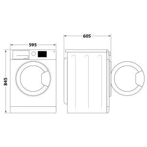 Пральна машина WHIRLPOOL FFB 10469 BV UA