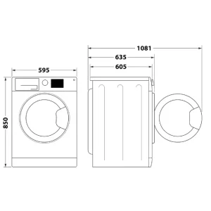 Пральна машина WHIRLPOOL FFB 11469 BCV UA