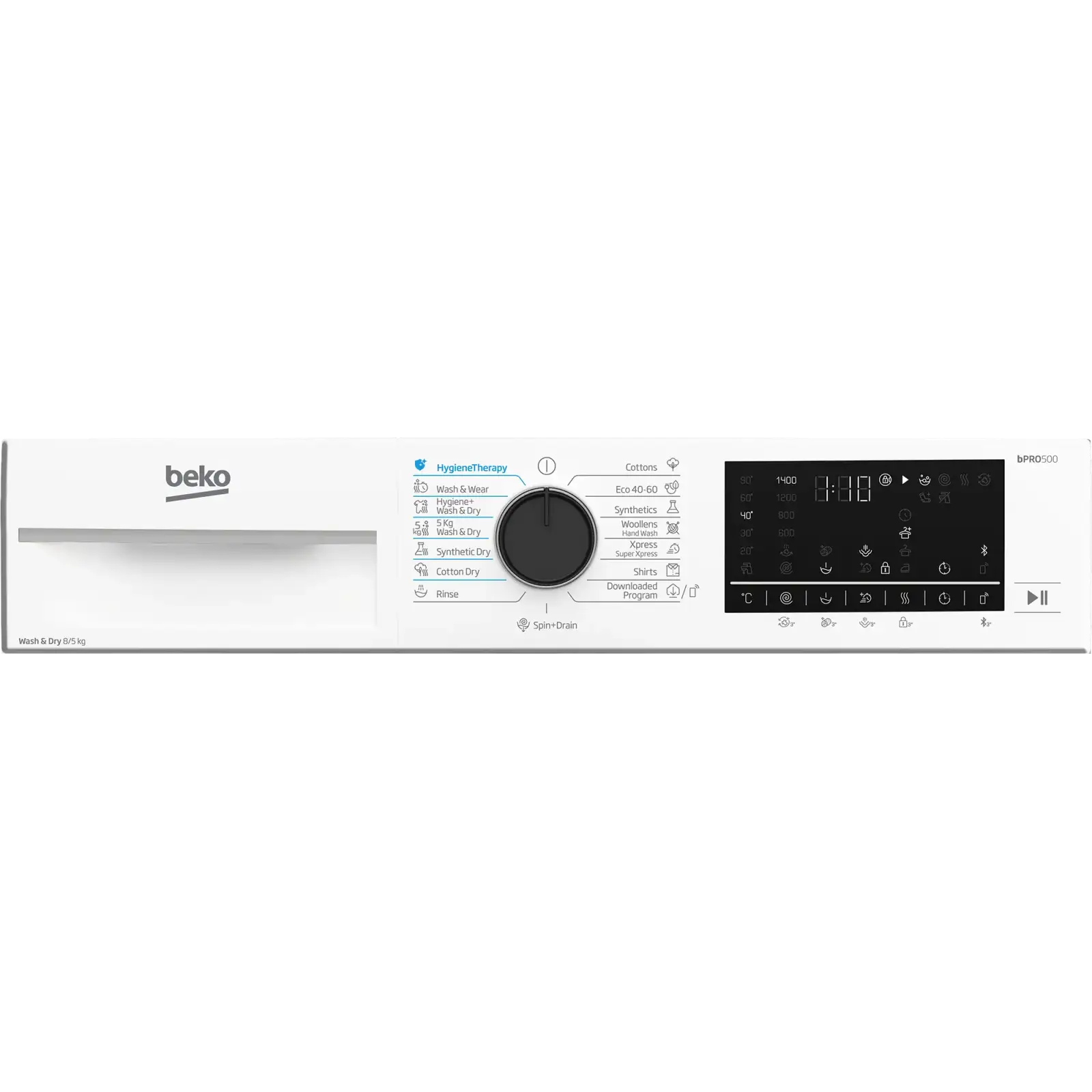 Прально-сушильна машина BEKO B5DFT58447W UA