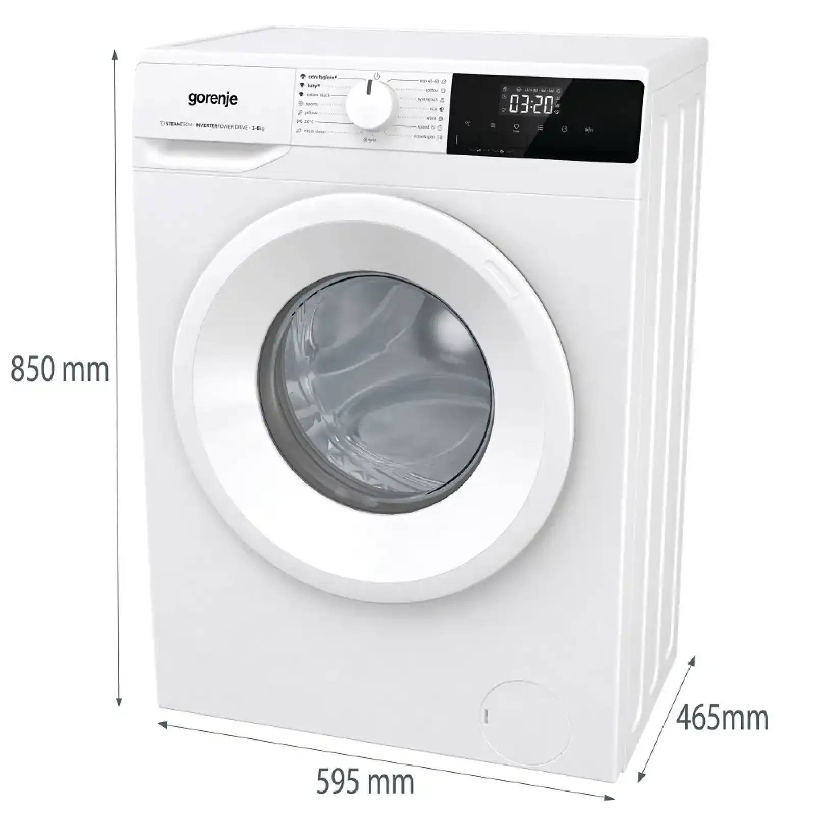 Пральна машина GORENJE WNHPI 62 SCS/UA (WFLP6012EVM) UA