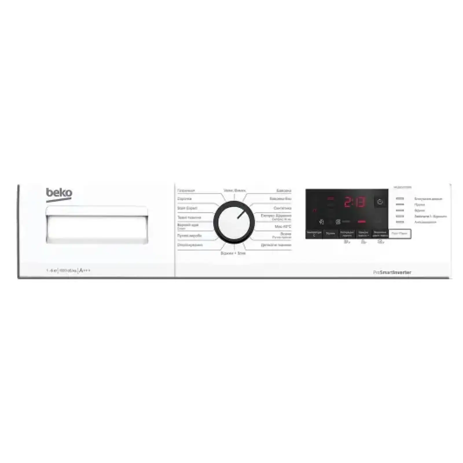 Пральна машина BEKO WUE6512IXBW UA