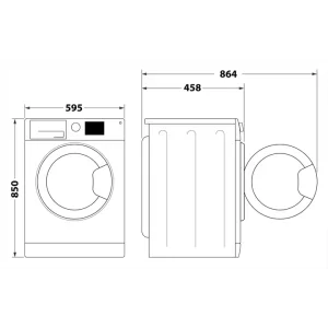 Пральна машина WHIRLPOOL WRBSS 6239 W UA