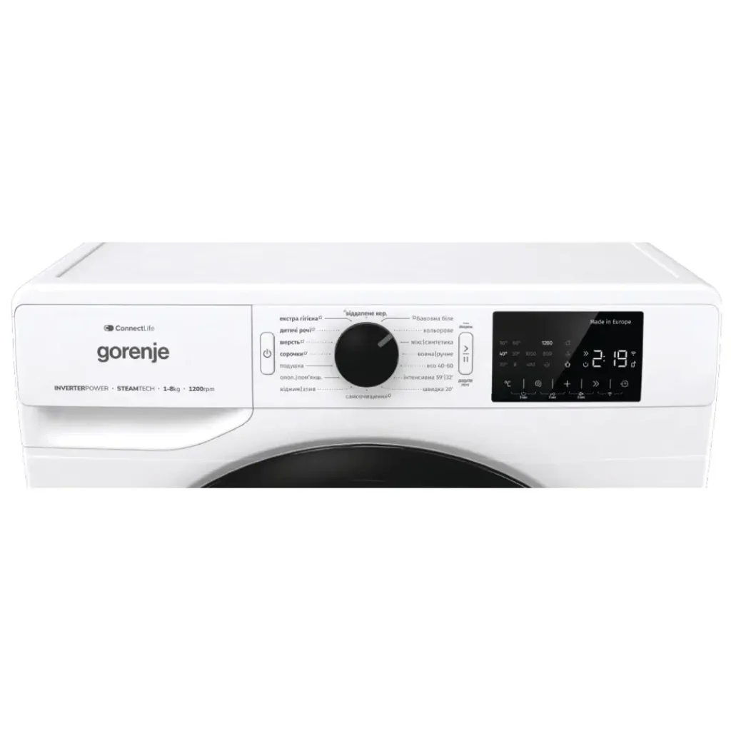 Стиральная машина GORENJE WPNEI82SBSWIFI/UA UA