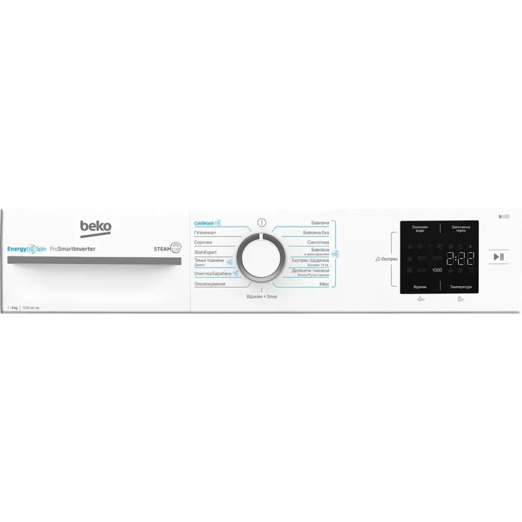 Пральна машина автоматична Beko BM1WFSU36243WW UA