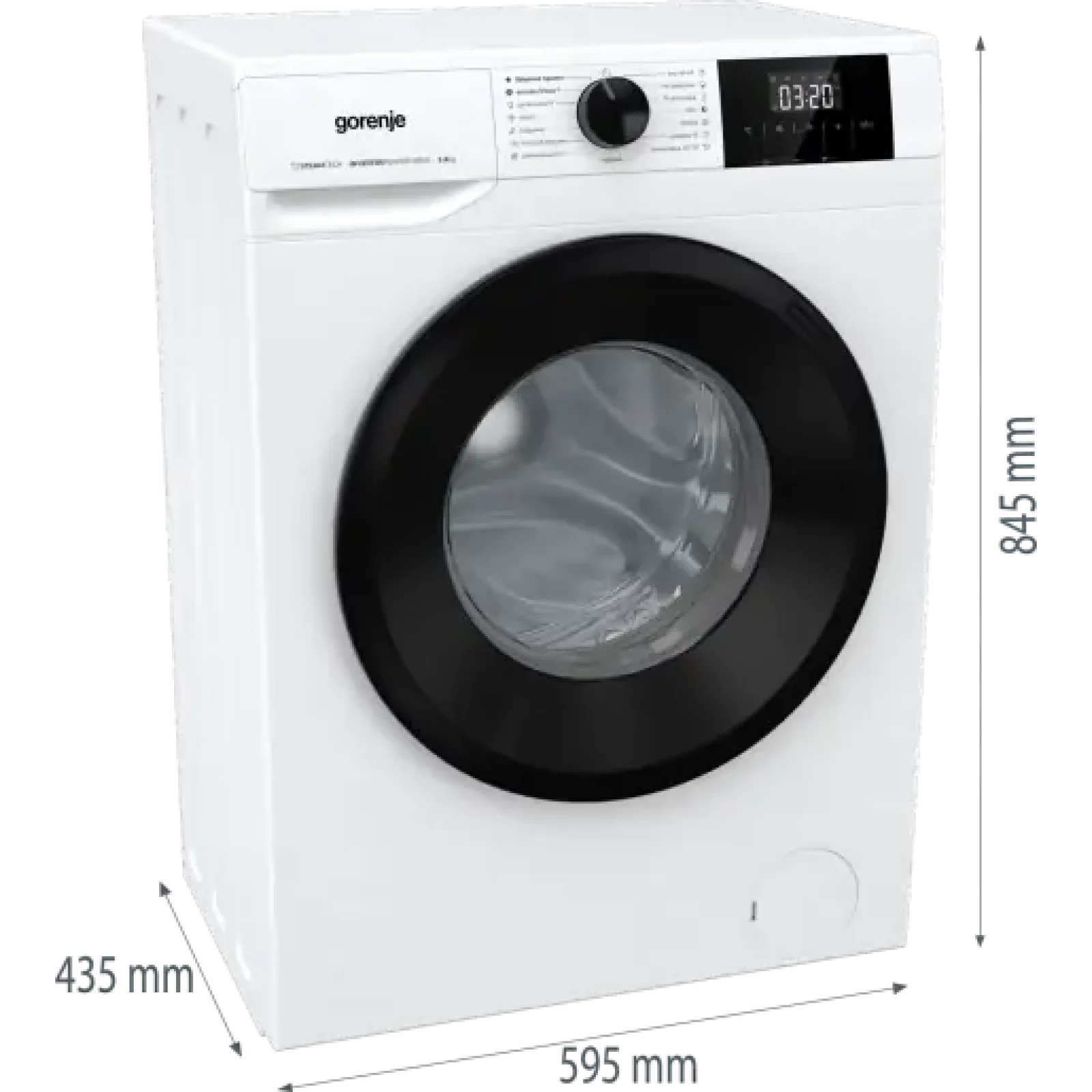 Пральна машина автоматична Gorenje W3NGPI62SBS/UA UA