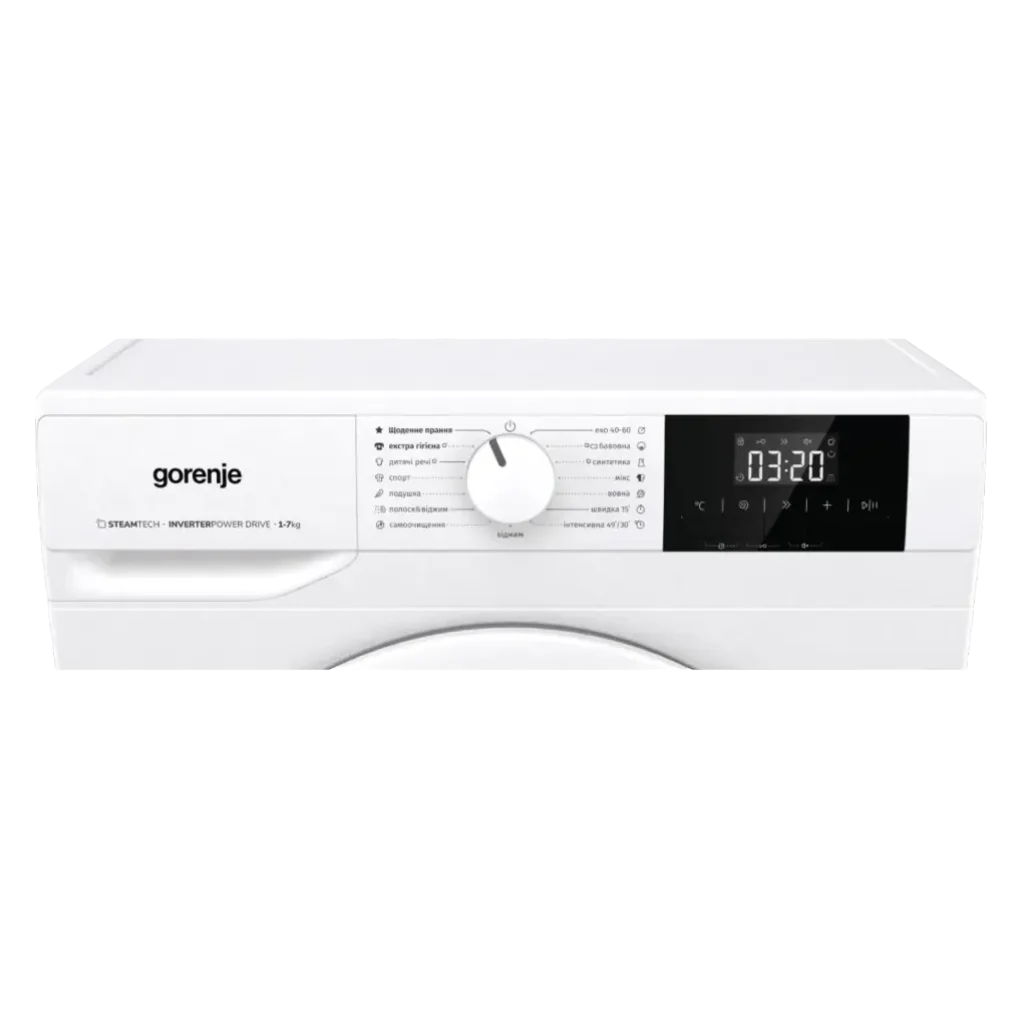 Пральна машина автоматична Gorenje WNGPI72SBS/UA (WFG17012) UA
