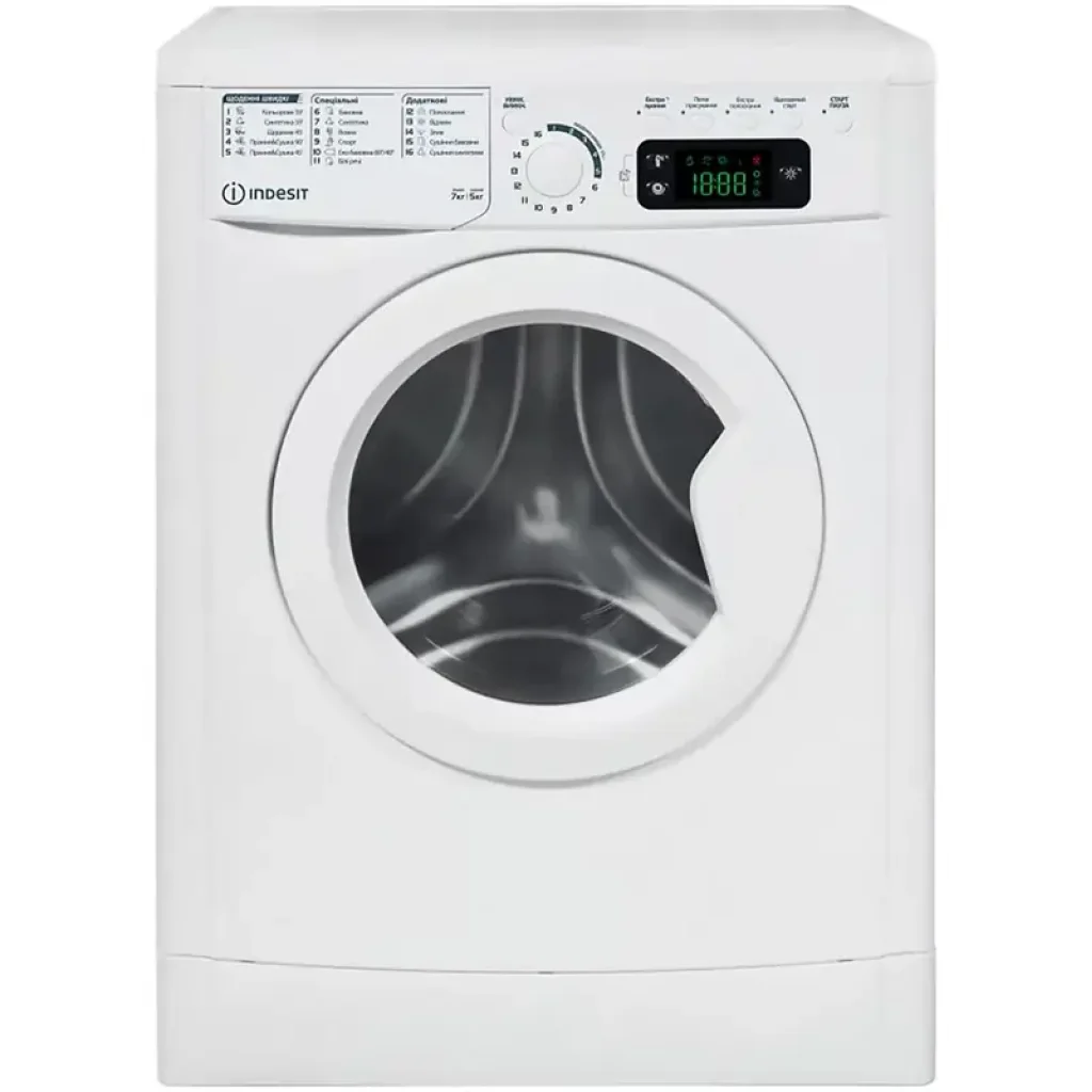 Прально-сушильна машина INDESIT EWDE 7528 W EU UA