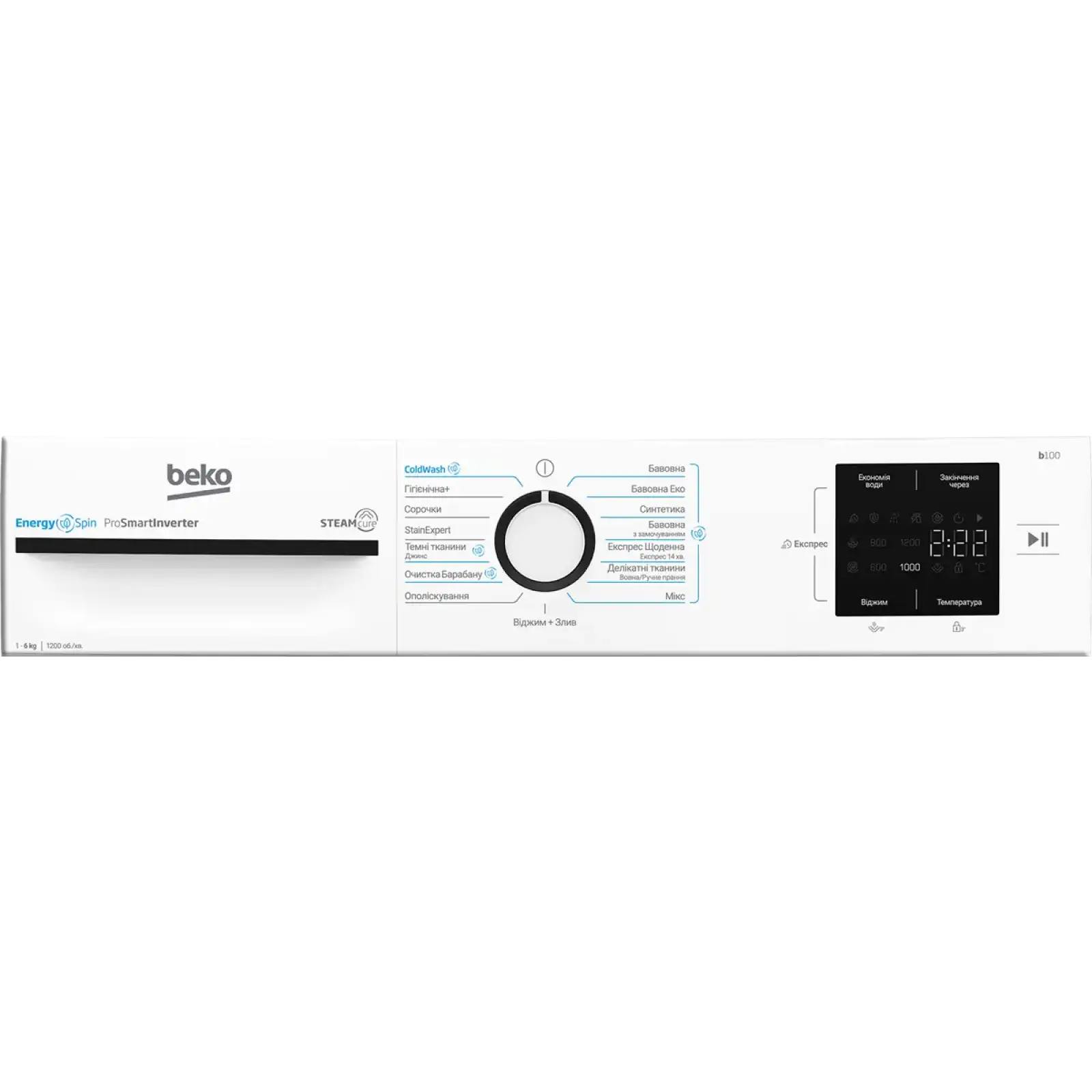 Пральна машина автоматична Beko BM1WFSU36243WB UA