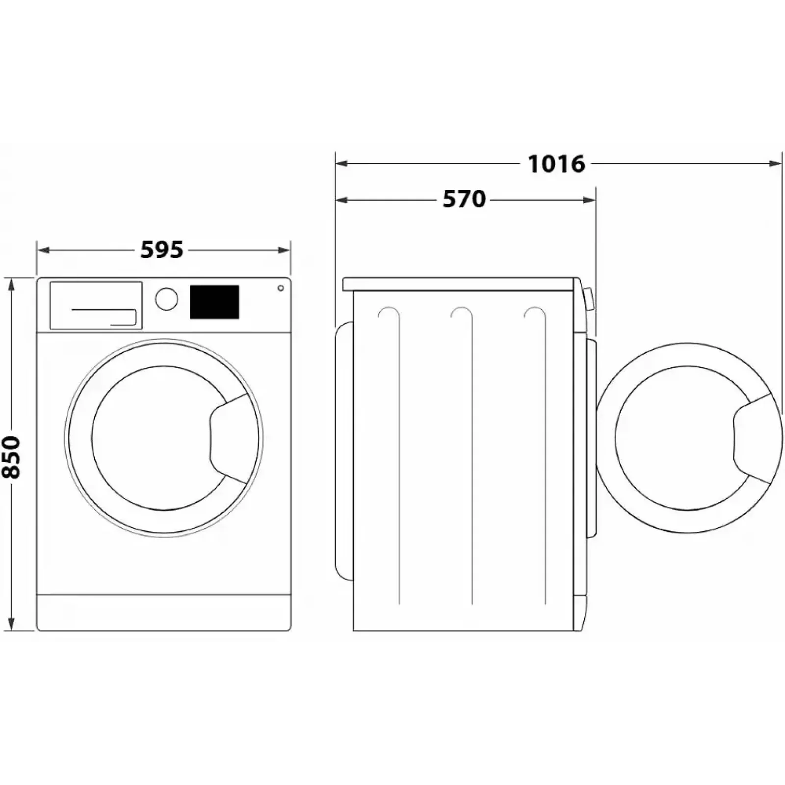 Стирально-сушильная машина Whirlpool FFWD 8649 BV UA UA