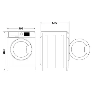 Пральна машина WHIRLPOOL FFB 11469 BCV UA UA