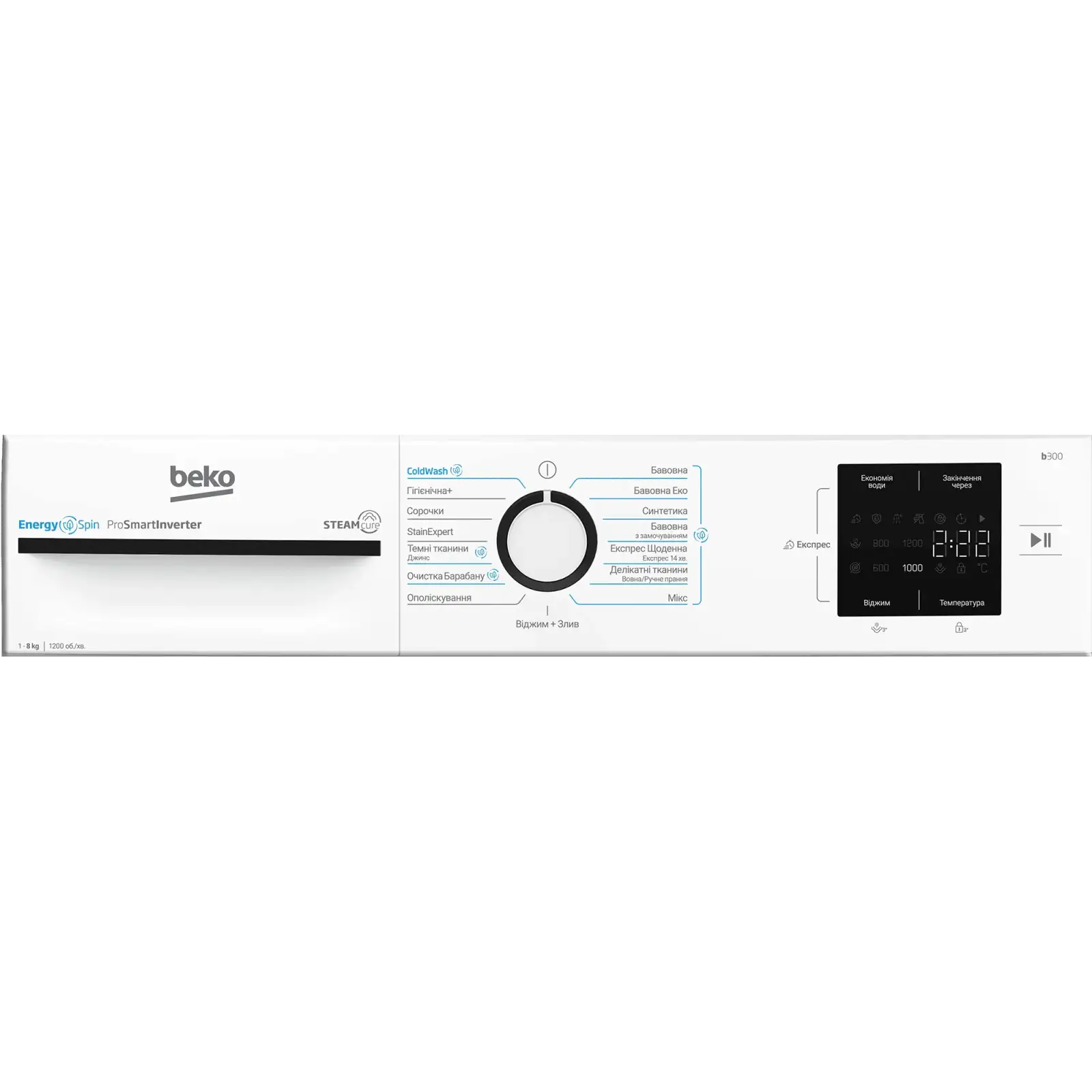 Пральна машина Beko BM3WFU38215WB UA