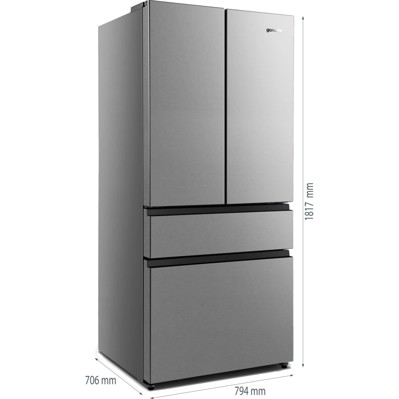 Холодильник Gorenje NRM8181UX UA