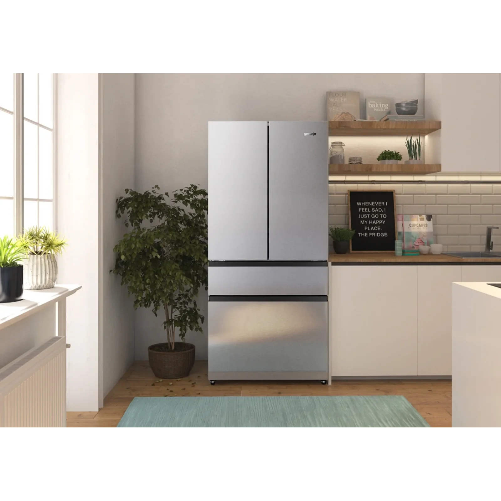 Холодильник Gorenje NRM8181UX UA