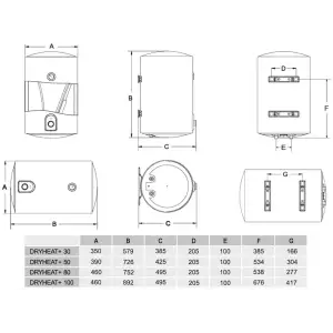 Водонагрівач GORENJE DryHeat+ 50 UA