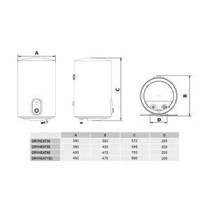 Водонагрівач GORENJE DRYHEAT30 UA