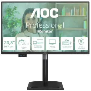 Монитор 23.8" AOC 24P4CV Black UA